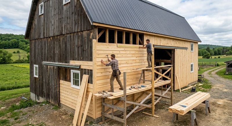 Barn Siding Installation in Catawba County, NC