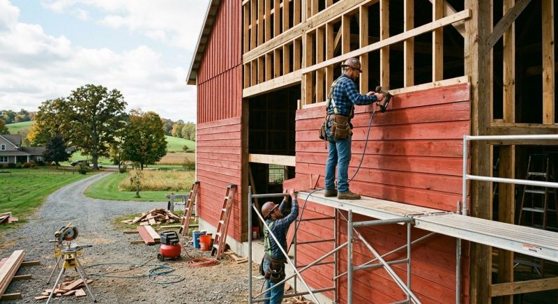 Barn Siding Replacement in Granite Falls, NC