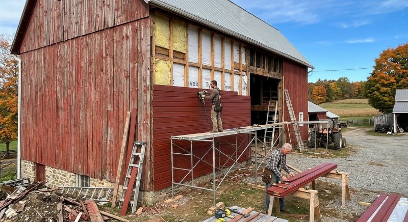 Barn Siding Replacement in Mitchell County, NC