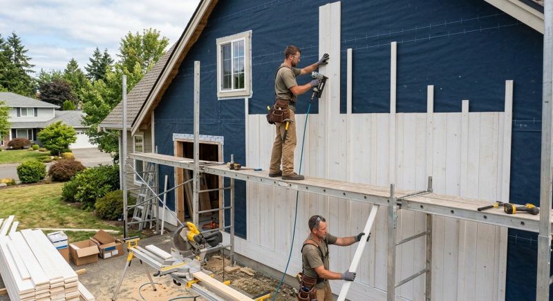 Batten Siding Installation in Marion, NC