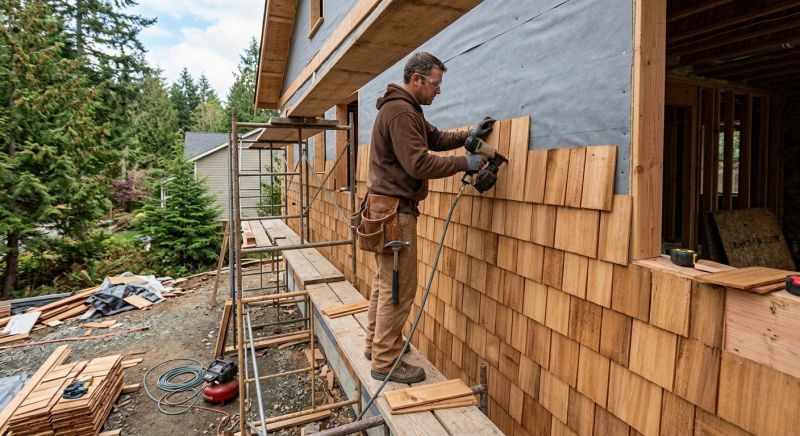 Cedar Siding Installation in Connellys Springs, NC