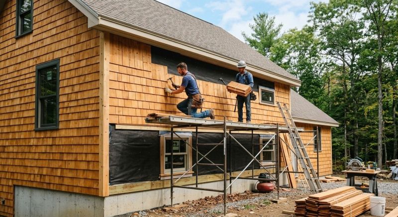 Cedar Siding Installation in Hickory, NC