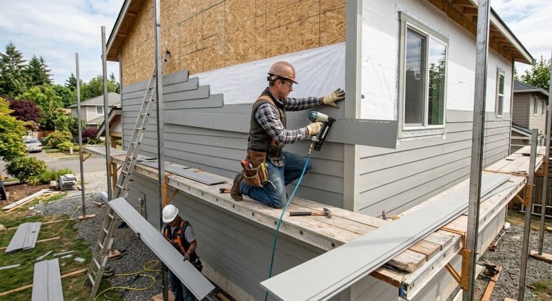 Cement Siding Installation in Burke County, NC