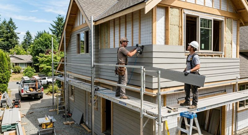 Cement Siding Installation in Morganton, NC