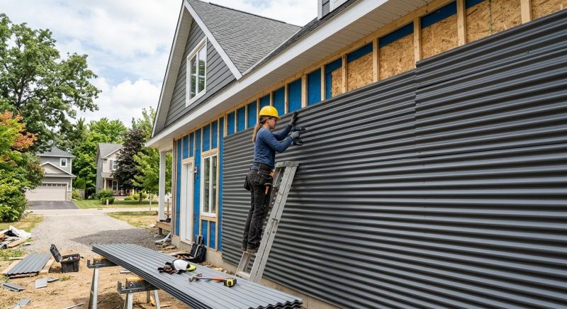 Corrugated Siding Installation in Morganton, NC