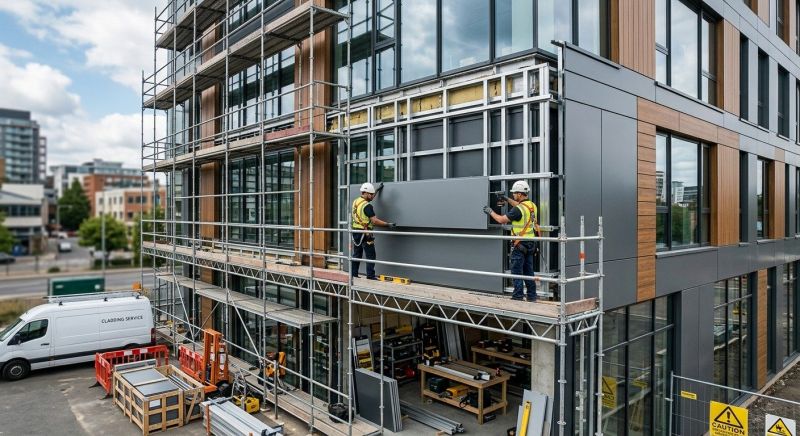 Facade Cladding Installation in Morganton, NC