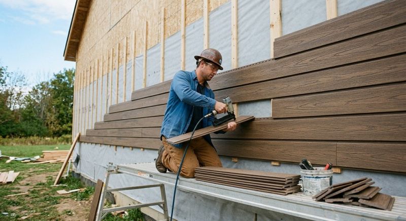 Faux Wood Siding Installation in Bostic, NC
