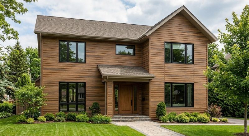 Faux Wood Siding Installation in Burke County, NC