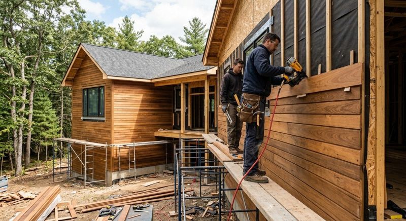Hardwood Siding Installation in Drexel, NC