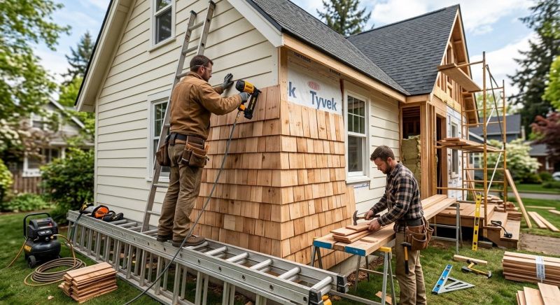 Hardwood Siding Installation in Drexel, NC