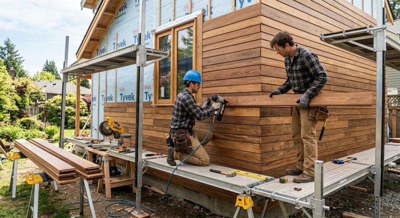 Hardwood Siding Installation in Morganton, NC