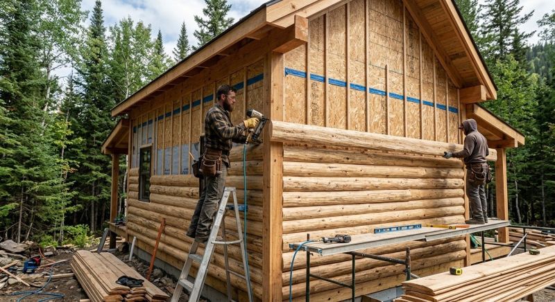 Log Siding Installation in Bostic, NC