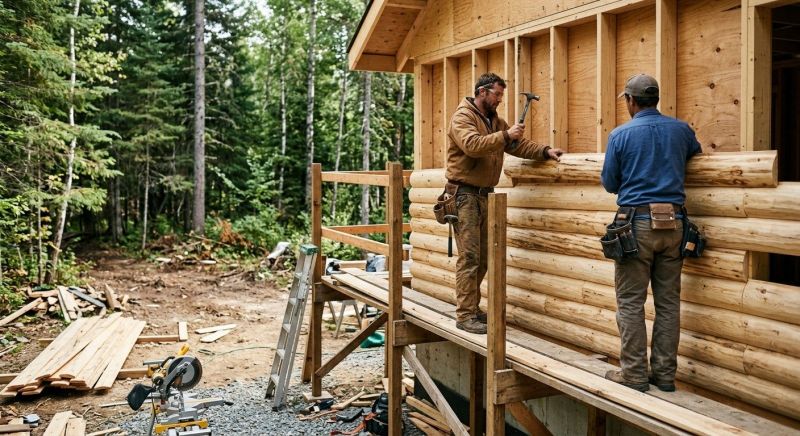 Log Siding Installation in Collettsville, NC
