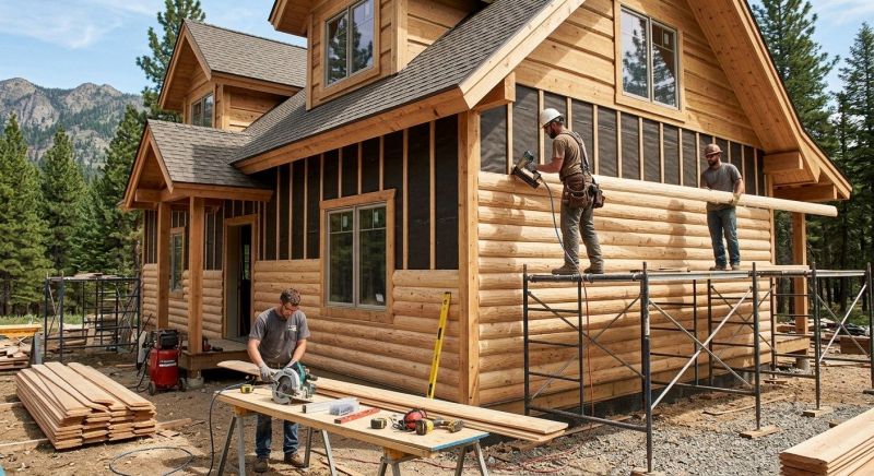 Log Siding Installation in Morganton, NC