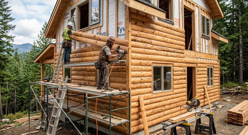 Log Siding Installation in Morganton, NC