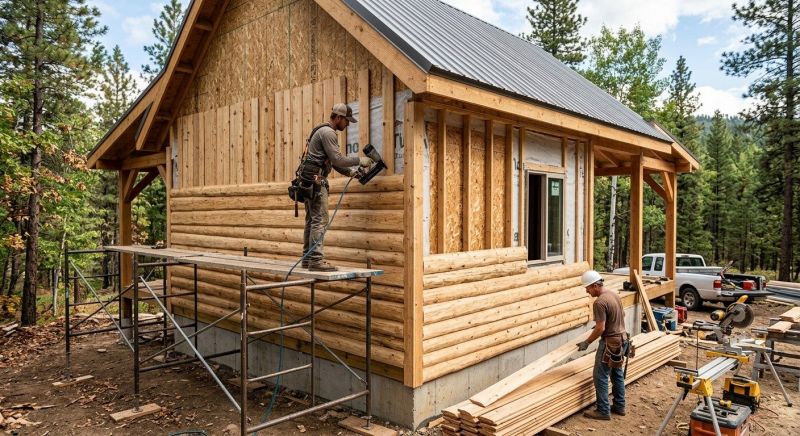 Log Siding Installation in Mcdowell County, NC