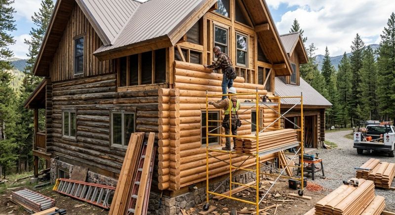 Log Siding Installation in Spruce Pine, NC