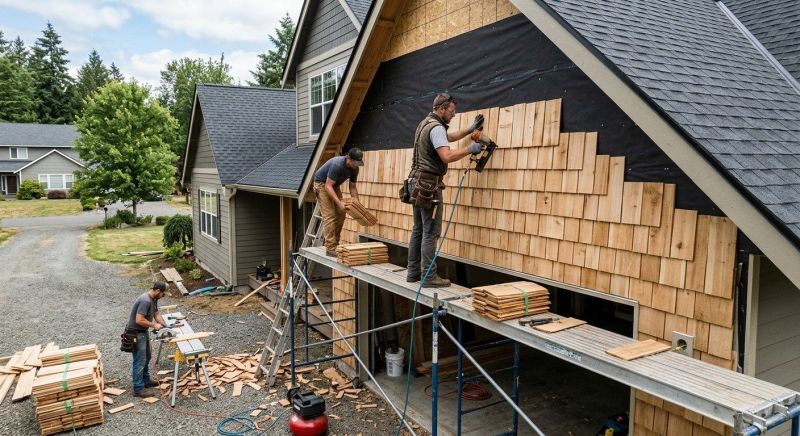 Shake Siding Installation in Catawba County, NC