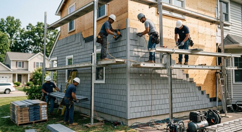Shingle Siding Installation in Morganton, NC