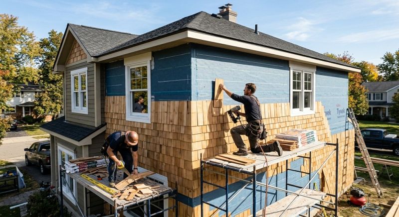 Shingle Siding Installation in Morganton, NC