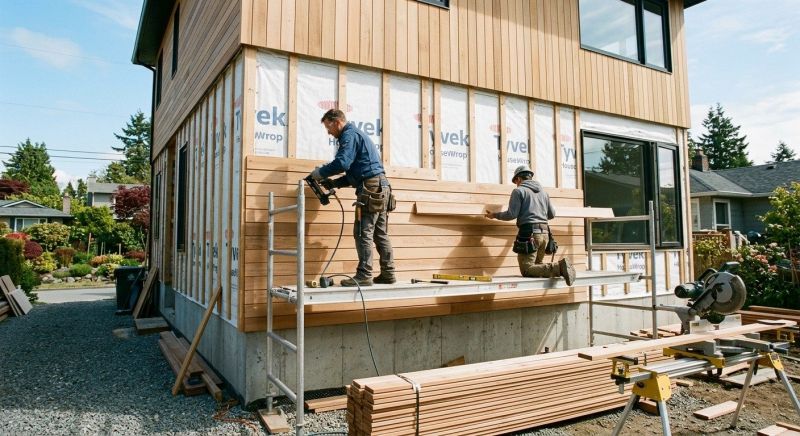 Wood Cladding Installation in Mitchell County, NC
