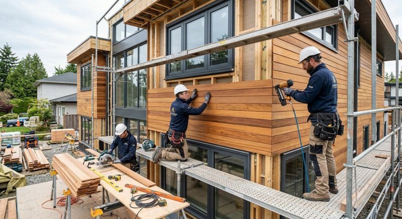 Wood Cladding Installation in Mitchell County, NC