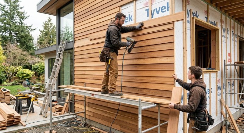 Wood Cladding Installation in Spruce Pine, NC